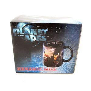 Planet of the Apes Thade "Rule The Planet" Ceramic Mug NECA 2001 Brand New